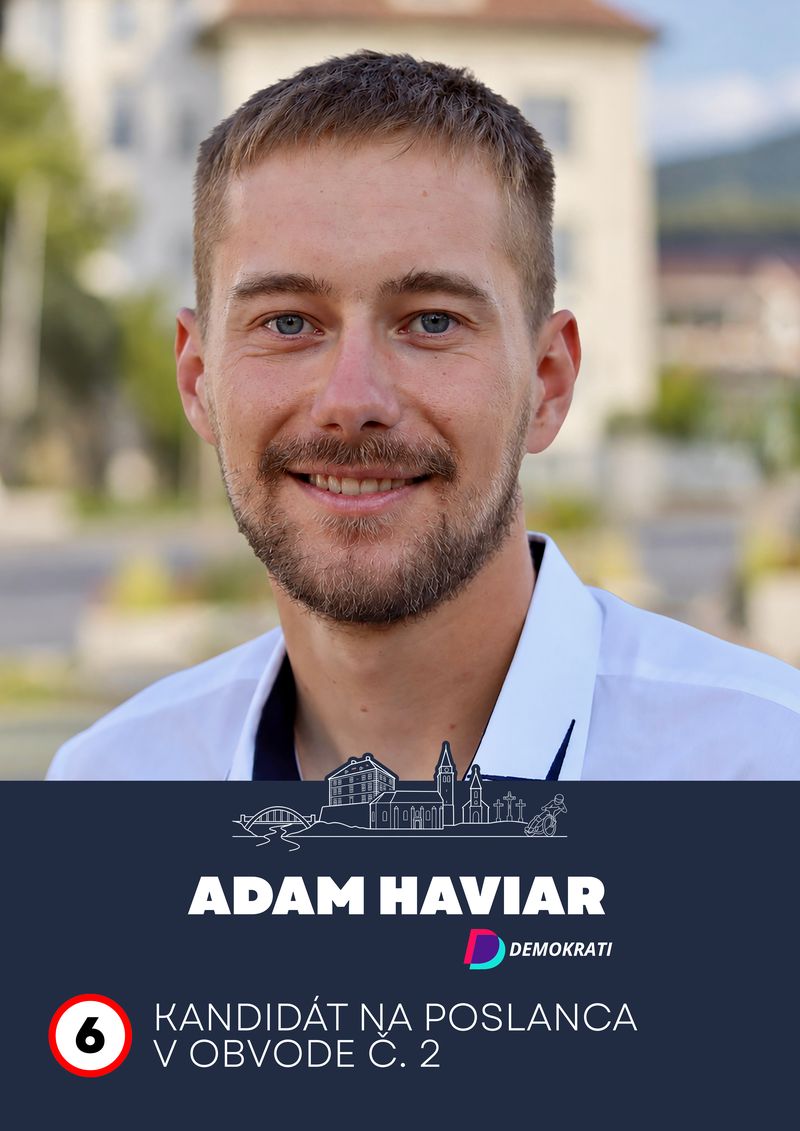 Adam Haviar, kandidát na poslanca v obvode č. 2, číslo 6